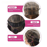 Many Styles Knotless Box Braids Synthetic Wig Full Lace Braided Wigs