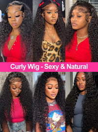 Curly Wavy HD Lace Human Hair Wig for Women - Image 6