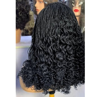 Kinky Senegalese Twists Braided Wig