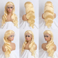 Blonde Wavy Lace Front Human Hair Wig for Women - Image 5