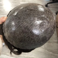 Super Durable Thin Skin PU Human Hair Toupee for Men Capillary Prosthesis Replacement System Natural Hairline
