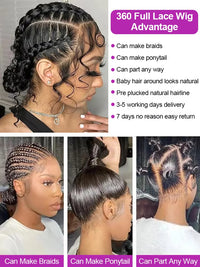 50" Straight HD Lace Human Hair Wig for Women - Image 6