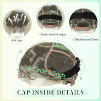 Synthetic Full Lace Braided Wigs Short Cute Handmade Bantu Braided Wigs with Baby Hair