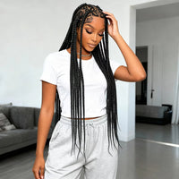 36" Braided Full Lace Synthetic Wig for Women - Image 2