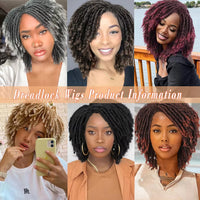 Curly Braided Synthetic Wig for Women - Image 13