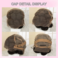 Synthetic Bantu Braided Wigs 6 Inches Full Lace Braided Wig with Baby Hair