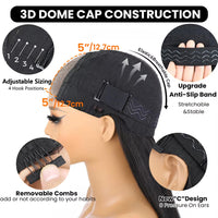 Black Curly Braided HD Lace Human Hair Wig for Women - Image 6