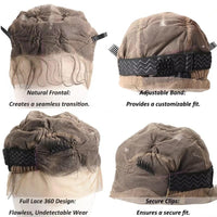 Bantu Knots Wigs Synthetic Full Lace Braids Hair Wigs