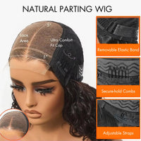 Brown & Mixed Curly Braided HD Lace Human Hair Wig for Women - Image 8