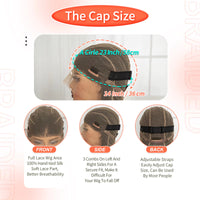 18in Knotless Cornrow Braided Wig with Wavy Ends Synthetic Full Lace Braided Wig with Baby Hair