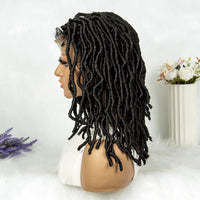 9X6 Lace Front Synthetic Dreadlock Faux Locs Knotless Box Braided Wigs