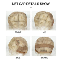 613 Blonde Handmade Bantu Braided Wigs Synthetic Full Lace Knotless Braided Lace Wig