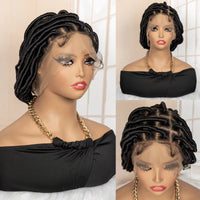 12" Braided Full Lace Synthetic Wig for Women - Image 7