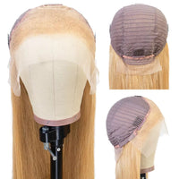Honey Blonde Straight HD Lace Human Hair Wig for Women - Image 6