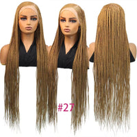 Full Lace 36" Synthetic Side Part Cornrow Braided Wigs