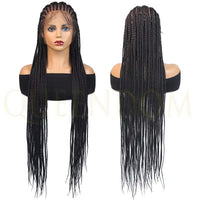 36inch Synthetic Full Lace Cornrow Braided Wigs