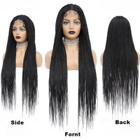 36" Synthetic Full Lace Knotless Box Braided Wigs