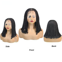 10" Synthetic Short Bob Box Braided Wigs