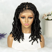 9X6 Lace Front Synthetic Dreadlock Faux Locs Knotless Box Braided Wigs
