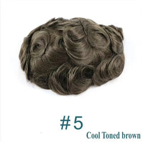Super Durable Thin Skin PU Human Hair Toupee for Men Capillary Prosthesis Replacement System Natural Hairline