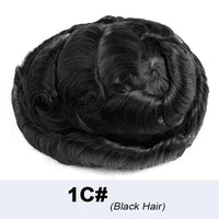 Twist Braids Wig For Man Indetectable Male Hair Prosthesis Crochet Braids Toupee Hair Men Braided Skin Hair System