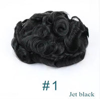 Super Durable Thin Skin PU Human Hair Toupee for Men Capillary Prosthesis Replacement System Natural Hairline