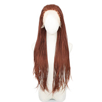 613 Blonde Box Braided Wigs Braids 26Inch Long Synthetic Hair 13x3 Lace Front Wig