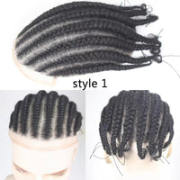 10" Afro Full Lace Human Hair Toupee for Men - Image 8