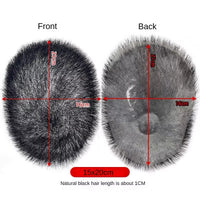 Black Toupee Human Hair Toupee for Men - Image 5
