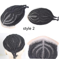10" Afro Full Lace Human Hair Toupee for Men - Image 9