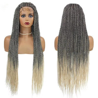 Synthetic Full Lace Twist Braided Wigs Senegalese Braided Wig