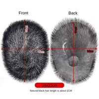 Black Toupee Human Hair Toupee for Men - Image 6