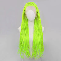 613 Blonde Box Braided Wigs Braids 26Inch Long Synthetic Hair 13x3 Lace Front Wig