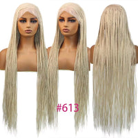 Full Lace 36" Synthetic Side Part Cornrow Braided Wigs