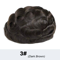 Twist Braids Wig For Man Indetectable Male Hair Prosthesis Crochet Braids Toupee Hair Men Braided Skin Hair System