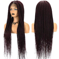 Synthetic Full Lace Twist Braided Wigs Senegalese Braided Wig