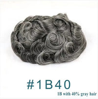 Super Durable Thin Skin PU Human Hair Toupee for Men Capillary Prosthesis Replacement System Natural Hairline