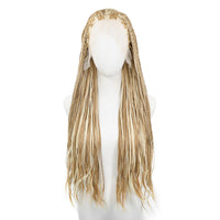 613 Blonde Box Braided Wigs Braids 26Inch Long Synthetic Hair 13x3 Lace Front Wig