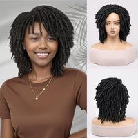 Fashion Synthetic Dreadlocks Wig with Bangs Funny Cosplay Fake Dreads Hair Wig for Various Occasions