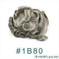Super Durable Thin Skin PU Human Hair Toupee for Men Capillary Prosthesis Replacement System Natural Hairline