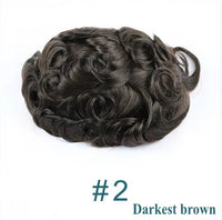 Super Durable Thin Skin PU Human Hair Toupee for Men Capillary Prosthesis Replacement System Natural Hairline