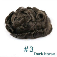 Super Durable Thin Skin PU Human Hair Toupee for Men Capillary Prosthesis Replacement System Natural Hairline