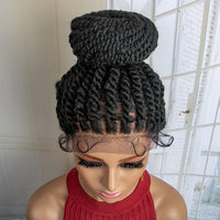 Braided Lace Front Synthetic Wig for Women - Image 1