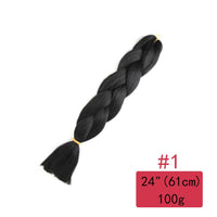 24 Inches Jumbo Braid Synthetic Braiding Hair Ombre Jumbo Hair Extension For Women DIY Hair Braids