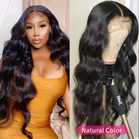Brown Wavy HD Lace Human Hair Wig for Women - Image 2