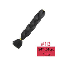 24 Inches Jumbo Braid Synthetic Braiding Hair Ombre Jumbo Hair Extension For Women DIY Hair Braids