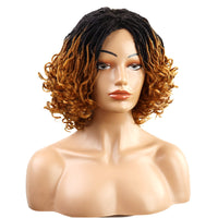 10" Curly Braided Synthetic Wig for Women - Image 3