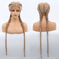 Braided Lace Front Synthetic Wig for Women - Image 9