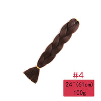 24 Inches Jumbo Braid Synthetic Braiding Hair Ombre Jumbo Hair Extension For Women DIY Hair Braids