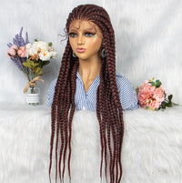 36" Braided Lace Front Synthetic Wig for Women - Image 7